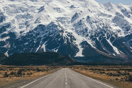 Road mountain journey