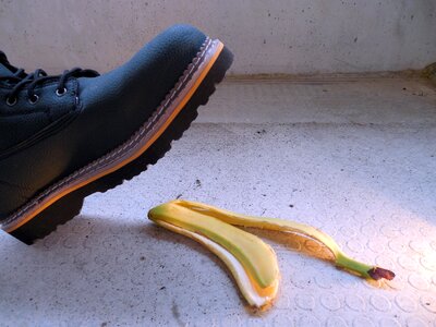 Banana peel banana slip