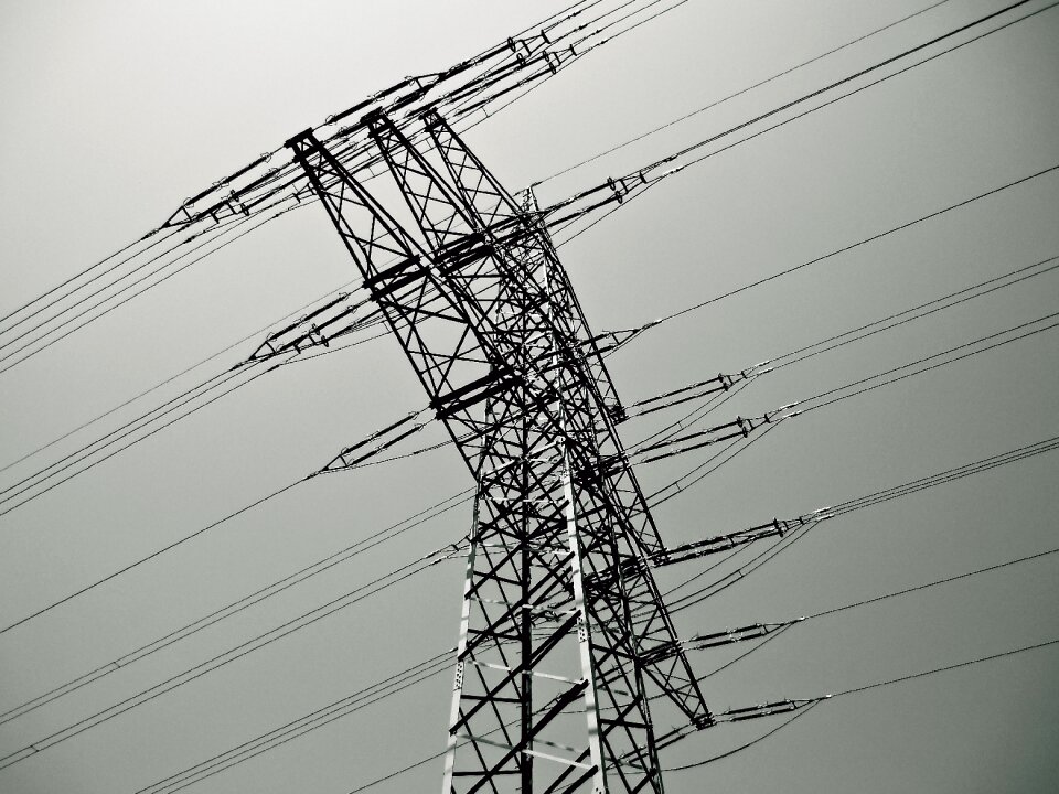 Energy power line strommast