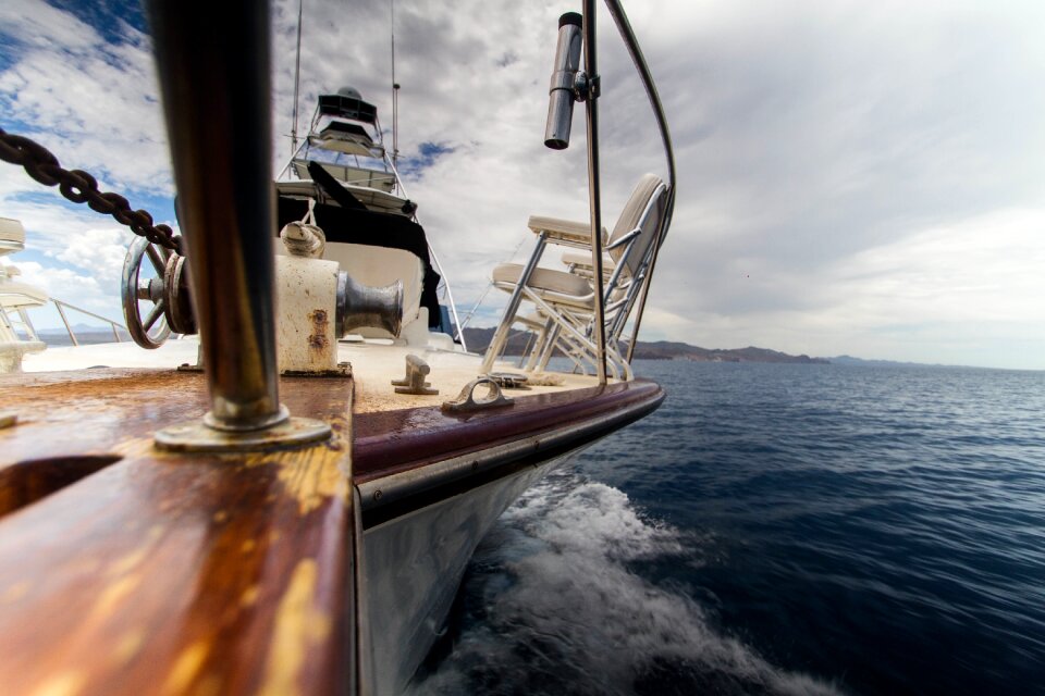 Sea travel yacht