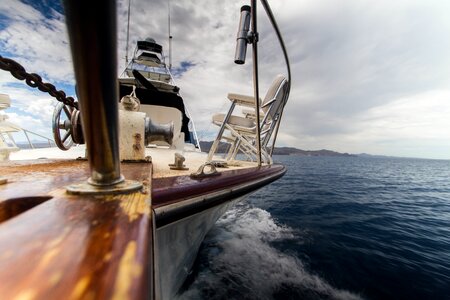 Sea travel yacht photo