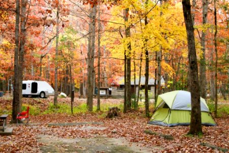 Fall at Cades Cove Campground, October 2013--Warren Bielenberg