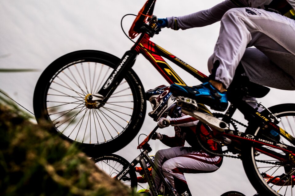 Sport riding outdoors