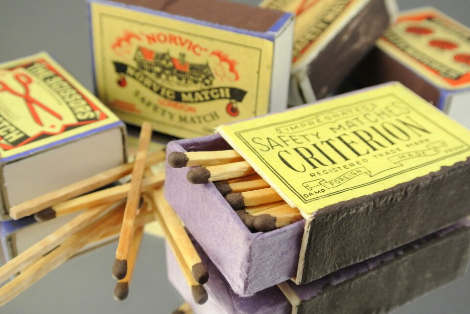 Fire match matchbox