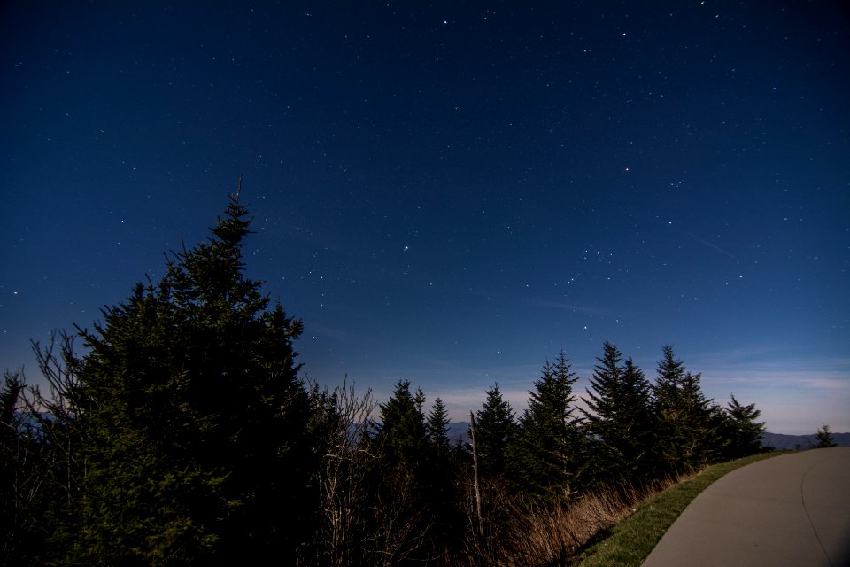 Night sky at Clingmans Dome, March 2018--Thom McManus
