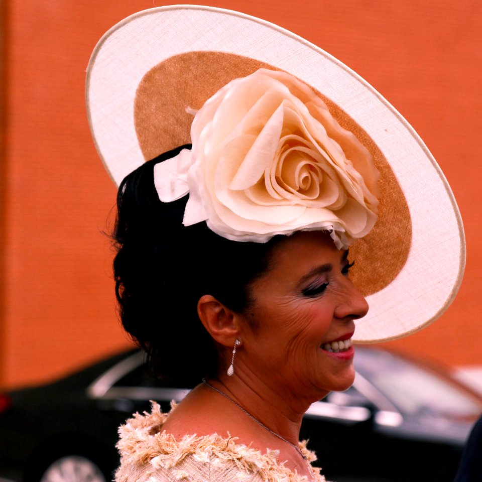 Spanish senorita with a hat