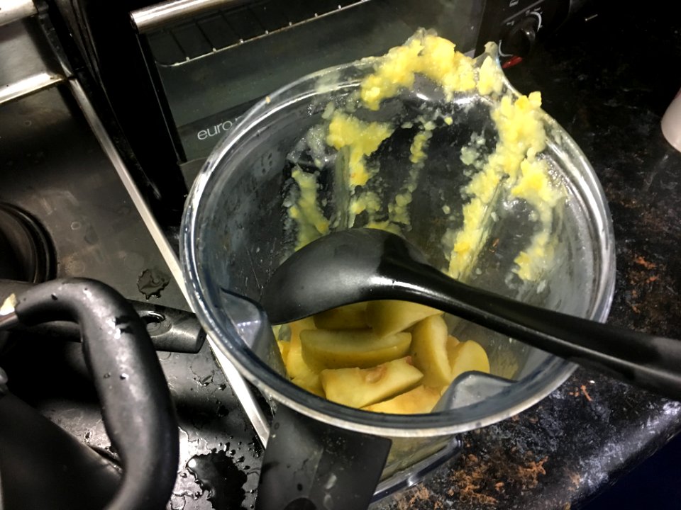 Into the Mix Goes the Apples