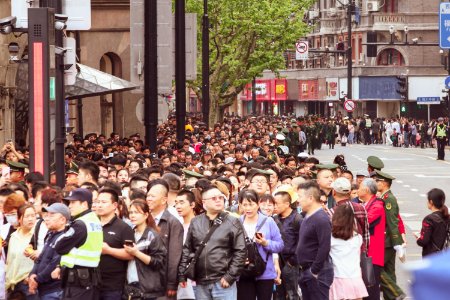 Shanghai streets - 1st of May photo