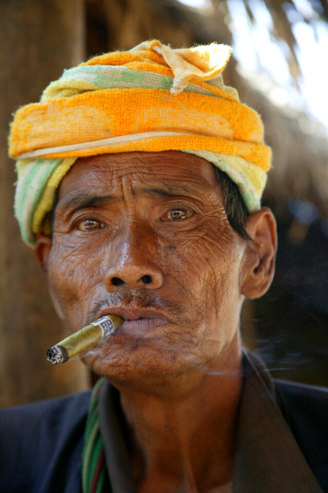 Turban myanmar look