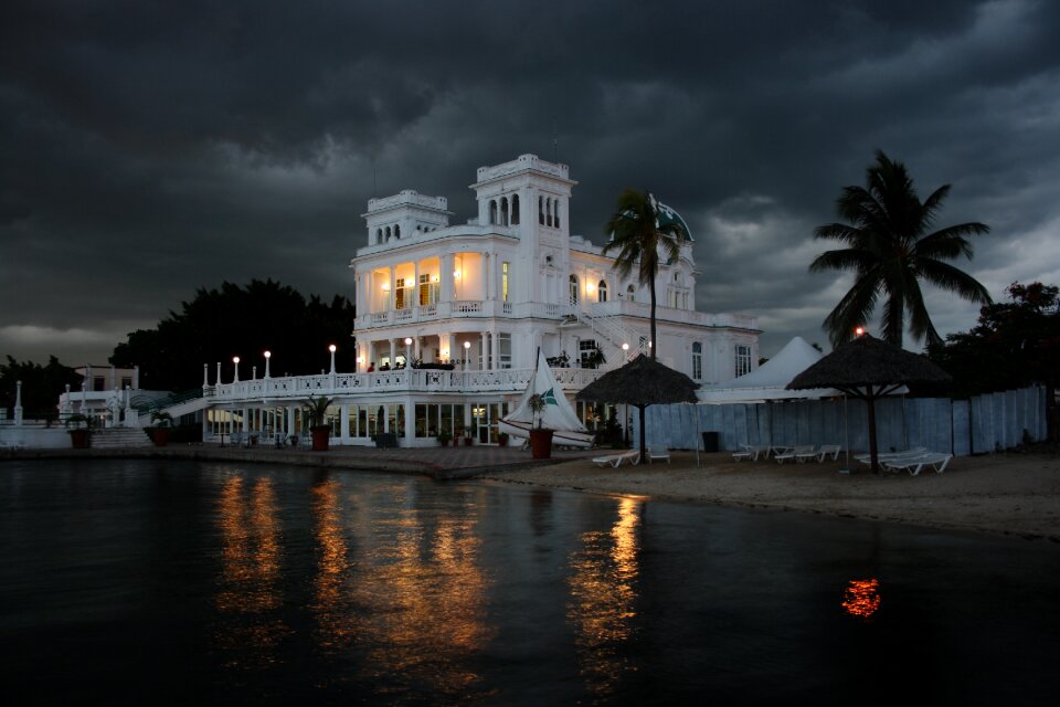 Marina storm clouds