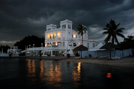 Marina storm clouds