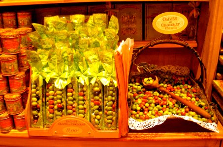 Chocolate olives photo
