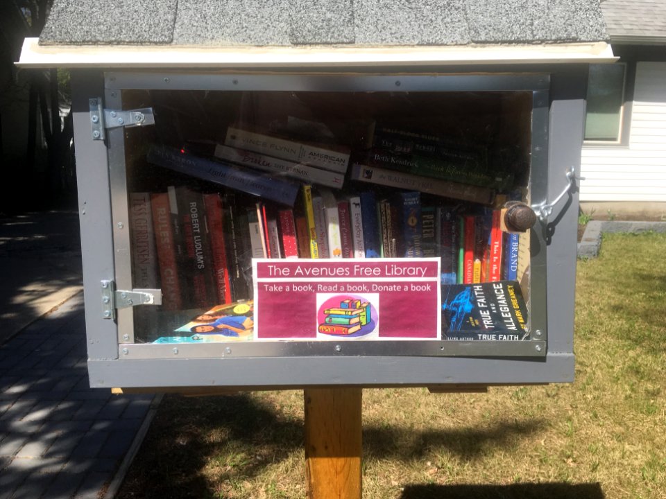 Take a Book, Read a Book, Donate a Book.