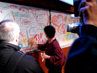 Nancy White Gets Attention