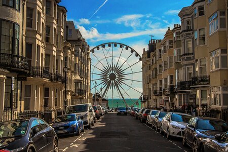 Seaside street roller coaster