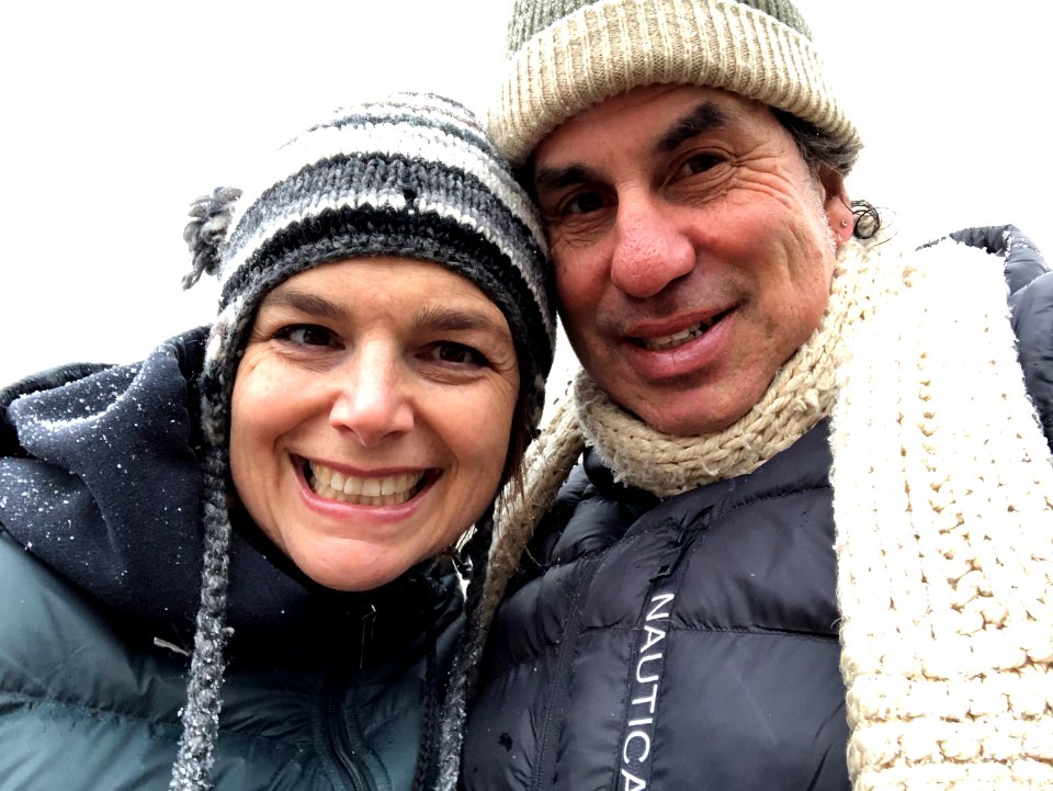 Smiling in the Snow