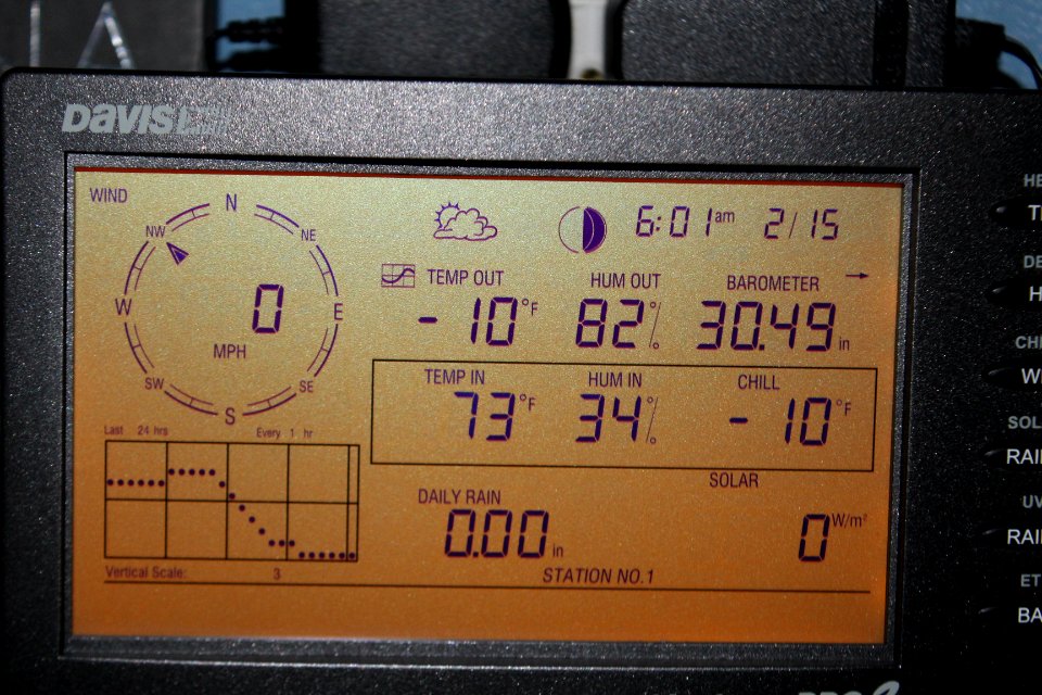 Saturday's Morning Cold