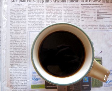 Good Coffee Helps Brighten the Depressing State of News