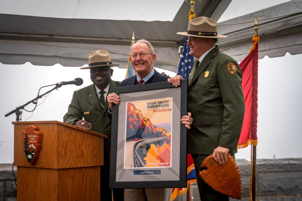 Foothills Parkway Ribbon Cutting, November 9, 2018--Joye Ardyn Durham