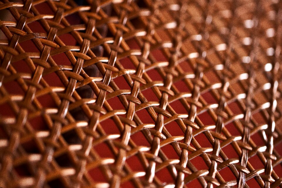 Wicker product wicker grid handicraft
