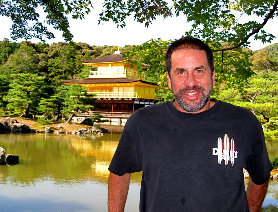 Amazed at Kinkakuji Temple