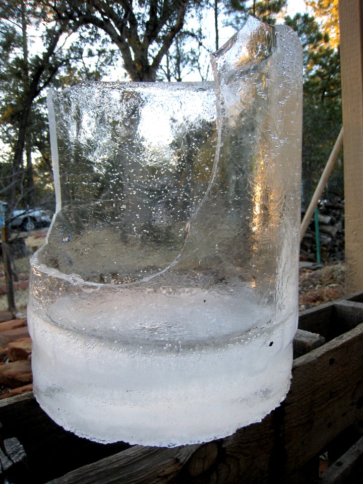 Bucket Ice Art