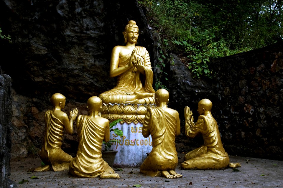 Buddha on Phou Si hill photo