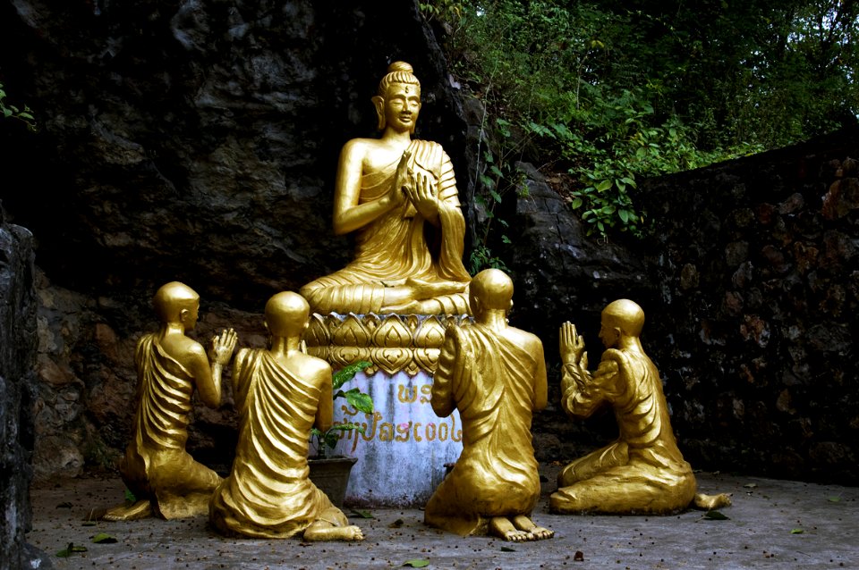 Buddha on Phou Si hill