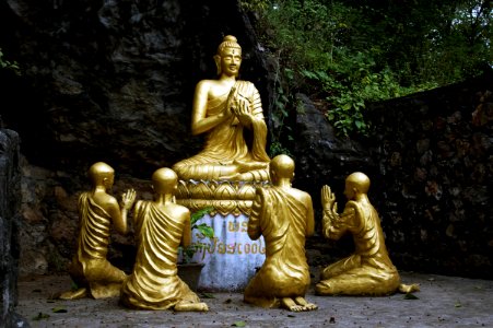Buddha on Phou Si hill photo