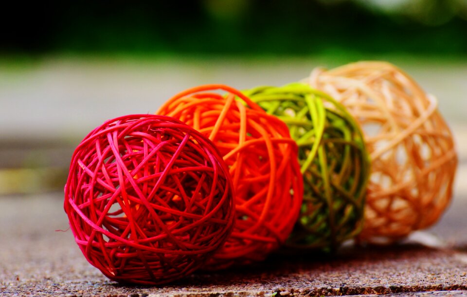 Braid decoration colorful