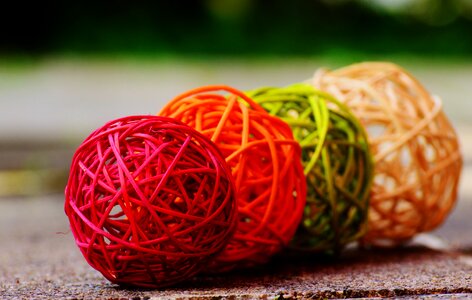 Braid decoration colorful