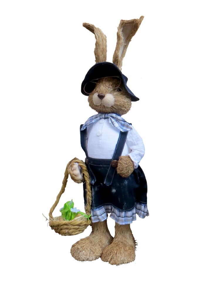 Spring hare easter decoration