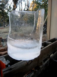 Bucket Ice Art