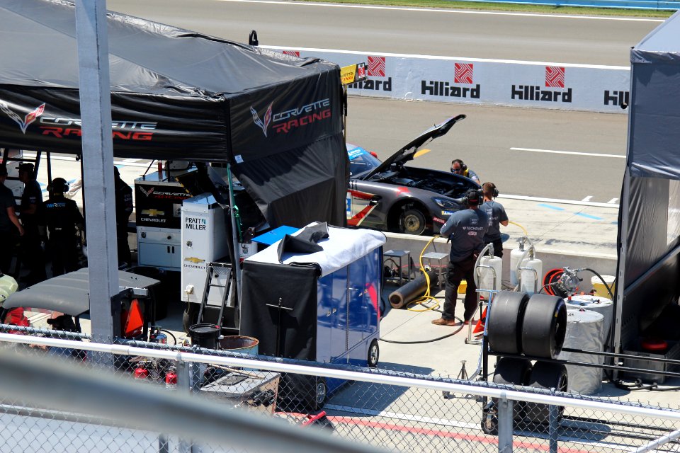 Corvette Racing Pit Area