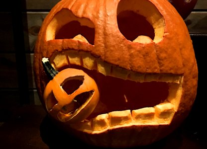 2016/366/305 Pumpkin Cannibalism