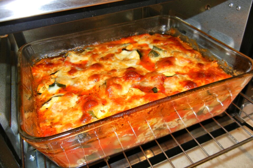 Zucchini tomatoes food