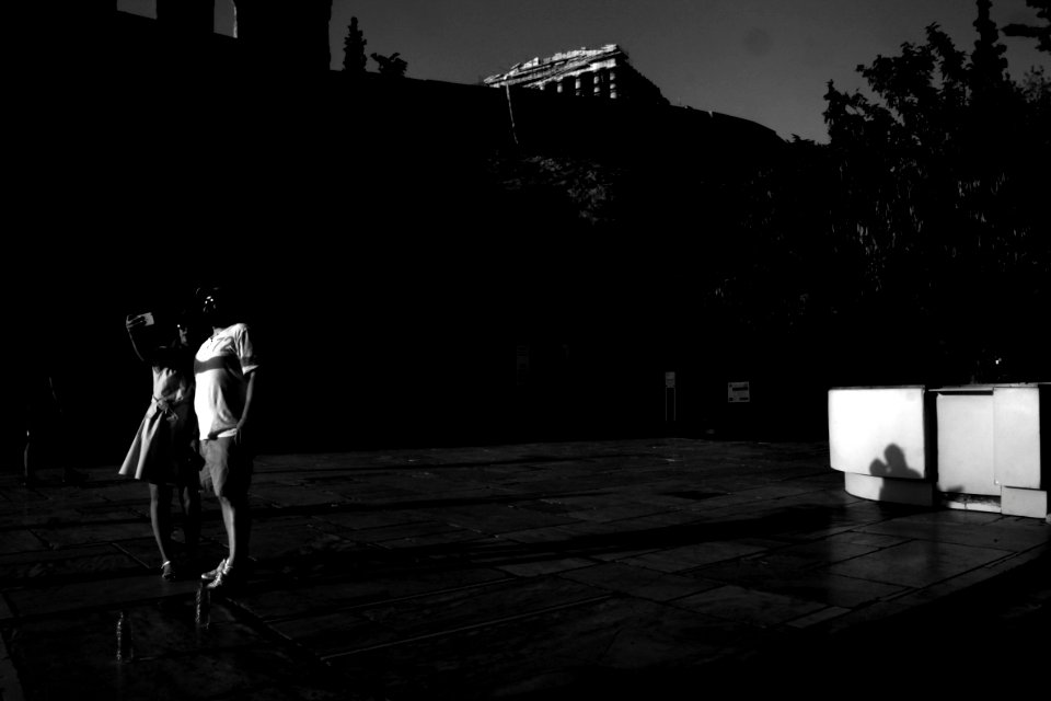 on streets Athens Greece 2017