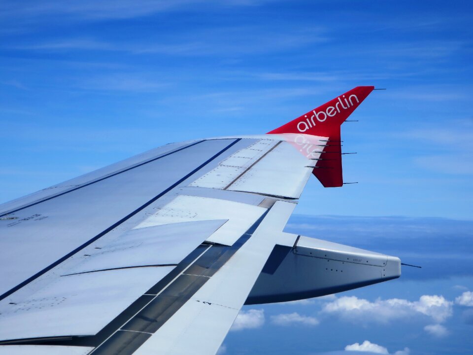 Aircraft air berlin flying