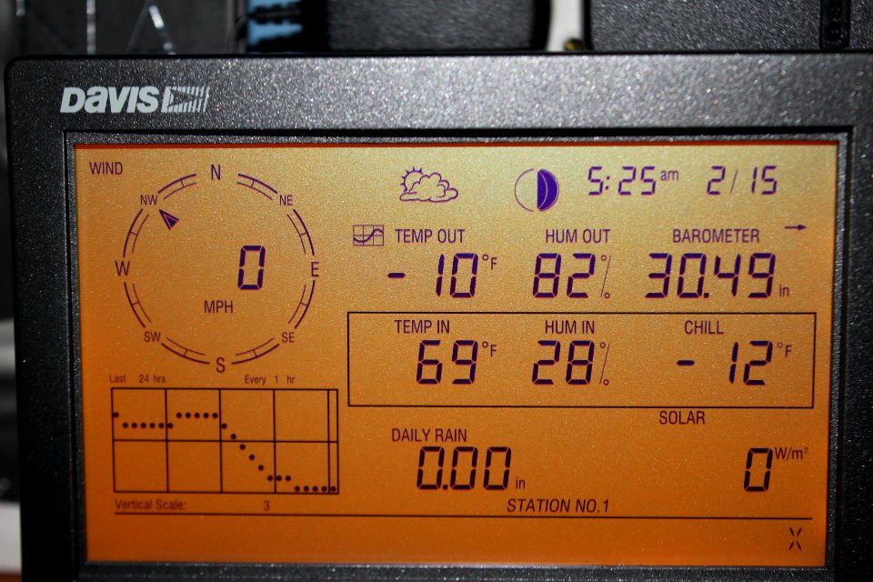 Saturday's Morning Cold