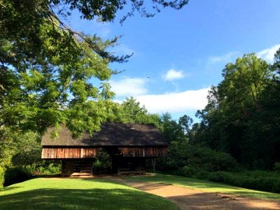 Tipton Cantilever Barn, Cades Cove, August 2015--Andrea Walton