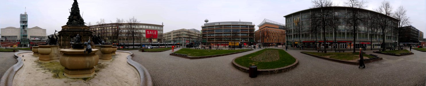 3D Cardboard Camera Panorama Mannheim Paradeplatz photo