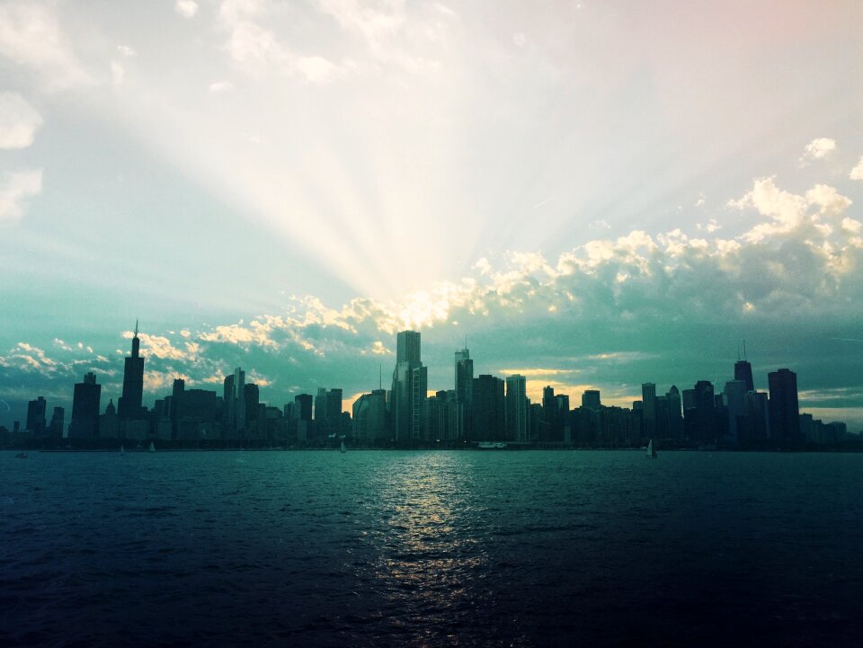 Sunlight rays effect