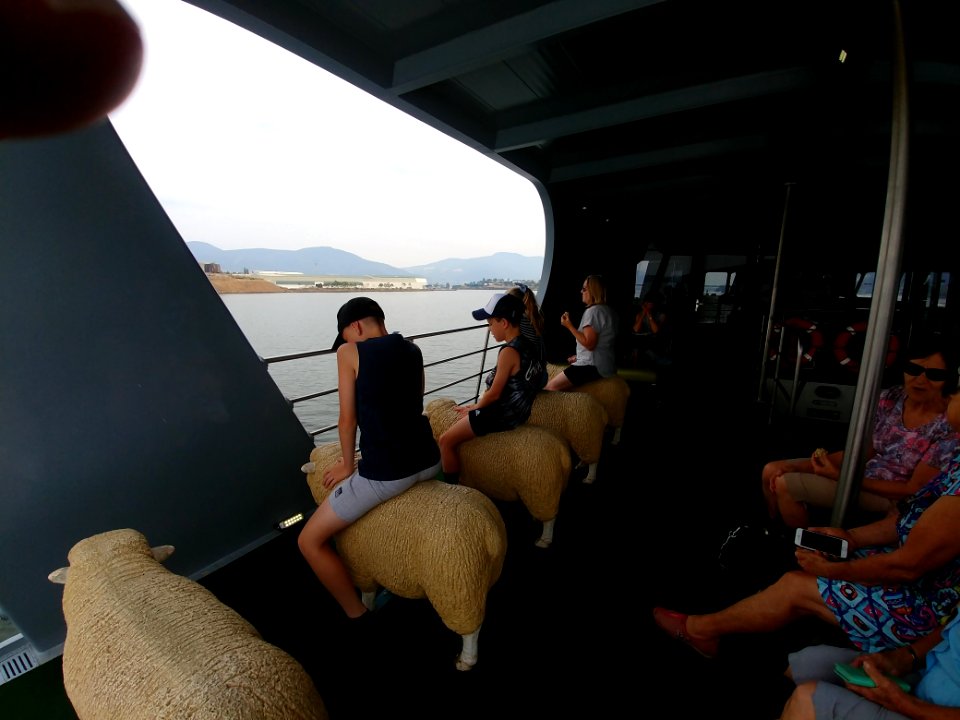 2019 OZ - Hobart Tasmania,  Boat to M.O.N.A.