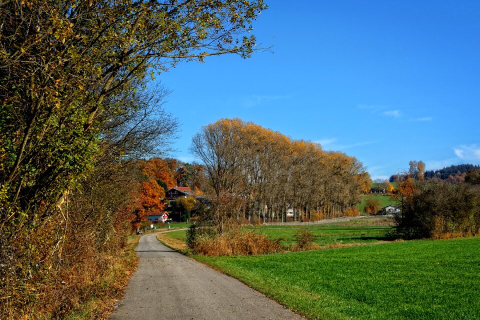 Road sky landscape