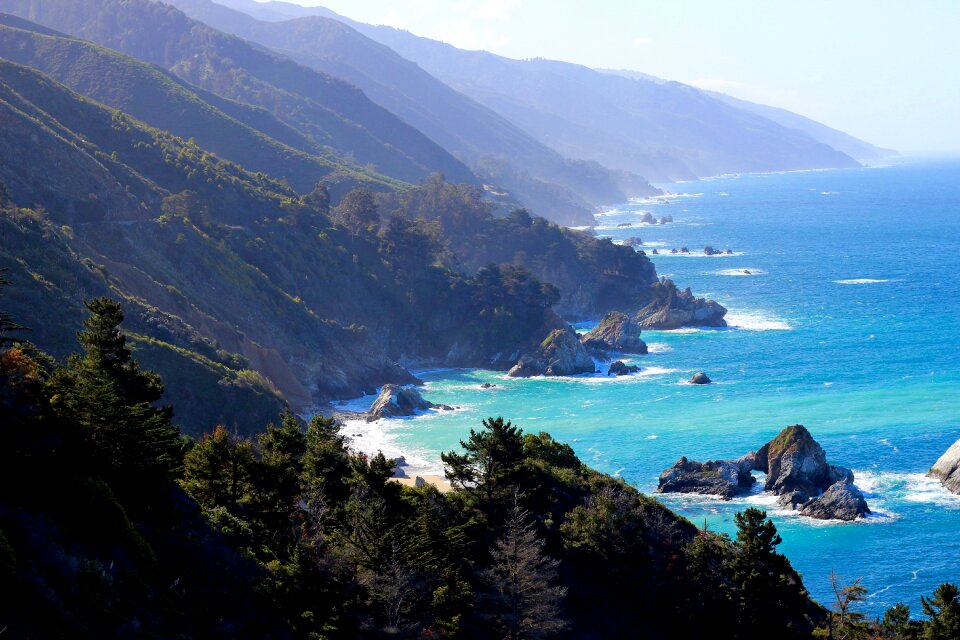 Coast ocean landscape