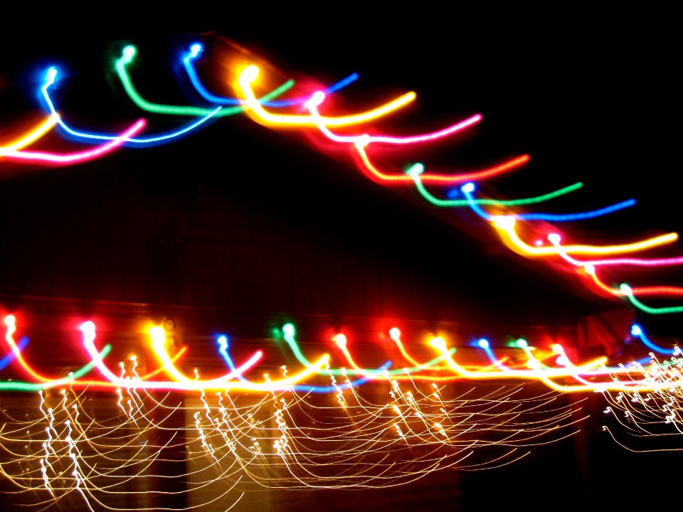 Lightpainting the Xmas Lights