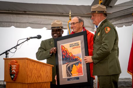 Foothills Parkway Ribbon Cutting, November 9, 2018--Joye Ardyn Durham