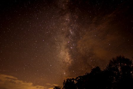 Milky Way Galaxy from Appalachian Highlands Science Learning Center--Thom McManus, September 2018