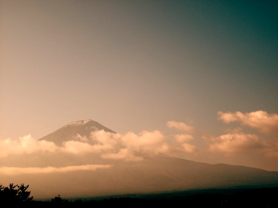 View of Mt Fuji from Hotel Balcony