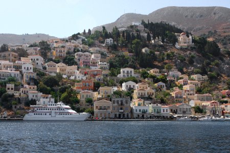 The harbour , Symi, Greece